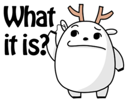 White Deer - Ronnie sticker #8267073