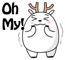 White Deer - Ronnie sticker #8267075