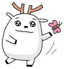 White Deer - Ronnie sticker #8267078