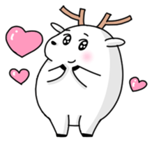 White Deer - Ronnie sticker #8267081