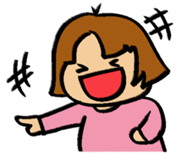 Warm fuzzy family sticker #8267237