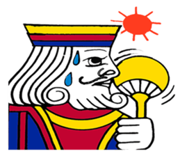 Jack Madam King The human frame sticker #8267552