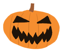 Halloween Pumpkins funny sticker #8267656