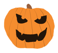 Halloween Pumpkins funny sticker #8267670