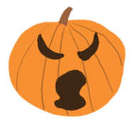 Halloween Pumpkins funny sticker #8267680
