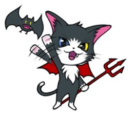 Devil cat MIO sticker #8267804