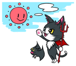 Devil cat MIO sticker #8267805