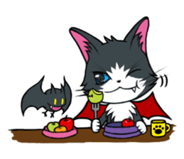 Devil cat MIO sticker #8267806
