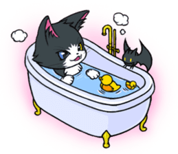 Devil cat MIO sticker #8267807
