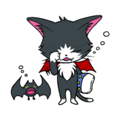Devil cat MIO sticker #8267808