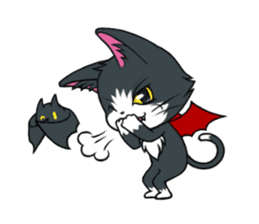 Devil cat MIO sticker #8267811