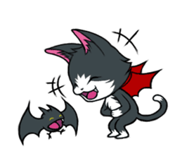 Devil cat MIO sticker #8267812
