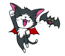 Devil cat MIO sticker #8267813