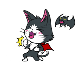 Devil cat MIO sticker #8267814