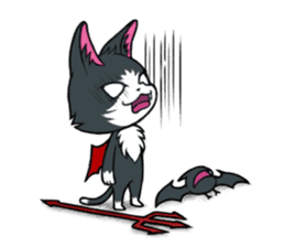 Devil cat MIO sticker #8267819