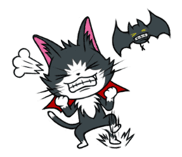 Devil cat MIO sticker #8267820