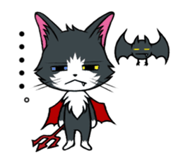 Devil cat MIO sticker #8267823