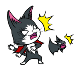 Devil cat MIO sticker #8267824
