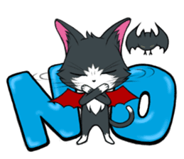 Devil cat MIO sticker #8267826