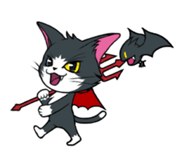Devil cat MIO sticker #8267827