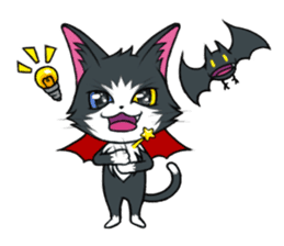Devil cat MIO sticker #8267830