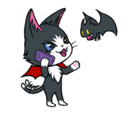 Devil cat MIO sticker #8267831