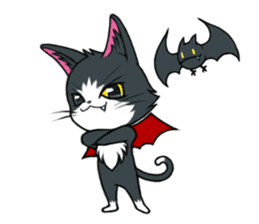 Devil cat MIO sticker #8267836