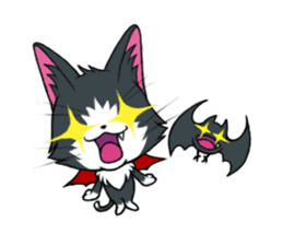 Devil cat MIO sticker #8267837
