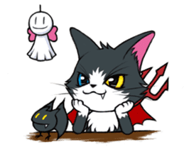Devil cat MIO sticker #8267838
