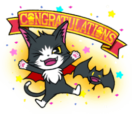 Devil cat MIO sticker #8267843