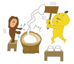 MikanFlower3 winter version sticker #8267922