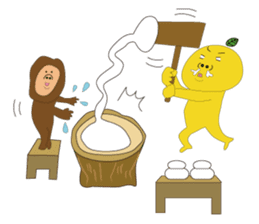 MikanFlower3 winter version sticker #8267922