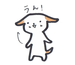 Carefree dog sticker #8268132