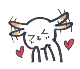 Carefree dog sticker #8268135