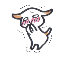 Carefree dog sticker #8268141