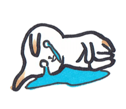 Carefree dog sticker #8268152