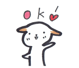 Carefree dog sticker #8268155