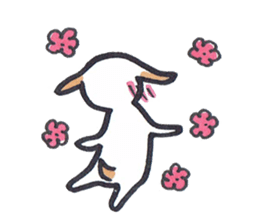 Carefree dog sticker #8268161