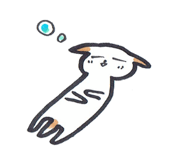 Carefree dog sticker #8268162