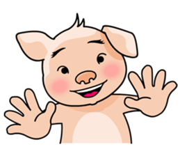 HONEY PIG III sticker #8268269