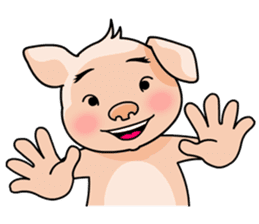 HONEY PIG III sticker #8268269