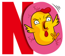 hot temper chick-2 sticker #8268808