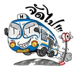 Happy Bus sticker #8268885