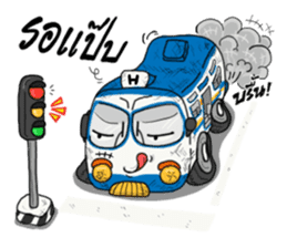 Happy Bus sticker #8268887