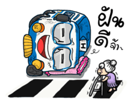 Happy Bus sticker #8268891