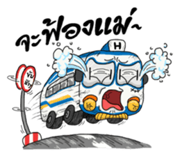 Happy Bus sticker #8268895