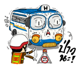 Happy Bus sticker #8268896