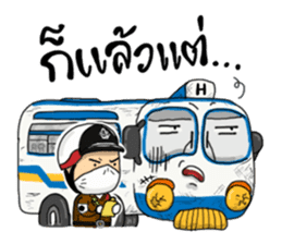 Happy Bus sticker #8268897