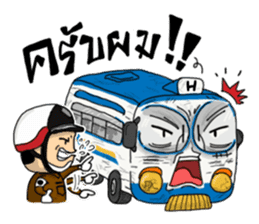 Happy Bus sticker #8268898