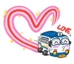 Happy Bus sticker #8268900